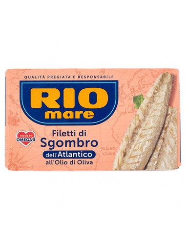 Filetti di Sgombro dell'Atlantico all'Olio di Oliva 125 gr Rio
