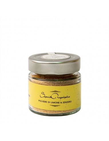 Lemon and Ginger Powder Aroma 40 g jar Sapori di Regalpetra