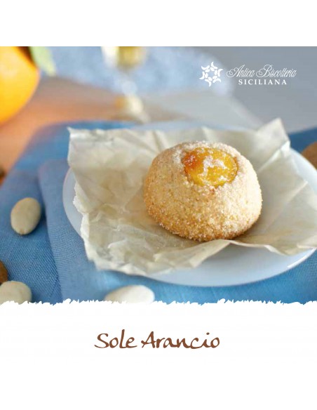 Siciliana Pasticcini Sole Arancio Confezione in scatola da 24