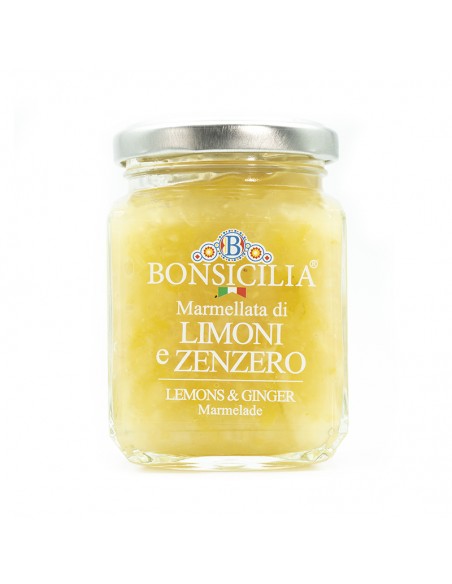 Marmellata di Limoni e Zenzero 250 gr Bonsicilia acquista online
