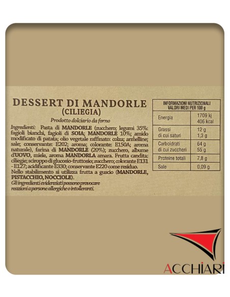 Dessert di Mandorla 250 gr Biscottificio Licitra