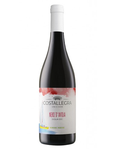 Costallegra Vino Biologico Nero d'Avola Sicilia DOC 75 cl