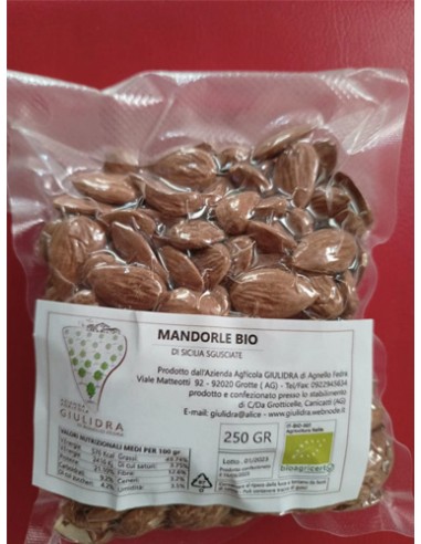Amandes décortiquées bio 5 kg Mandorlandia bio