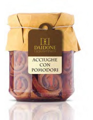 Acciughe Arrotolate con Pomodori 160 gr Daidone